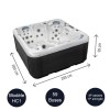 Spa jacuzzi gamme Design HC1