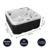 Spa jacuzzi gamme Design HC3