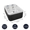 Spa jacuzzi gamme Design HC4