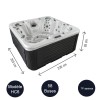 Spa jacuzzi gamme Design HC6