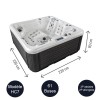 Spa jacuzzi gamme Design HC7