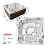 Spa jacuzzi gamme Prestige modèle onyx