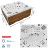 Spa jacuzzi gamme Prestige modèle saphire