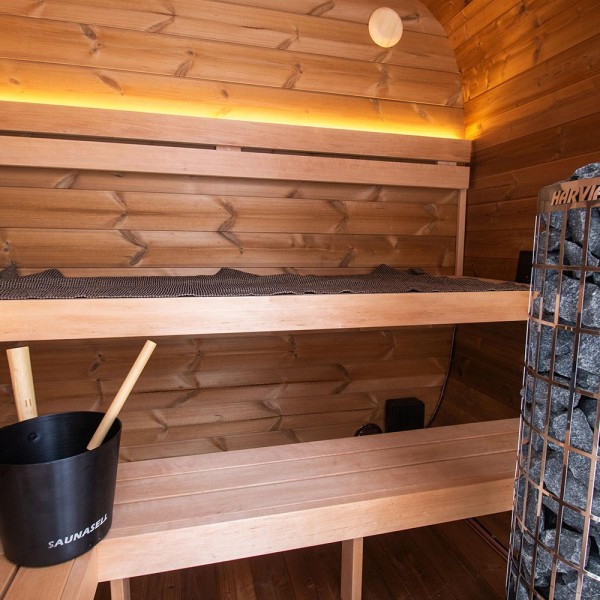 Sauna extérieur Holl's Onyxia Cube Thermowood