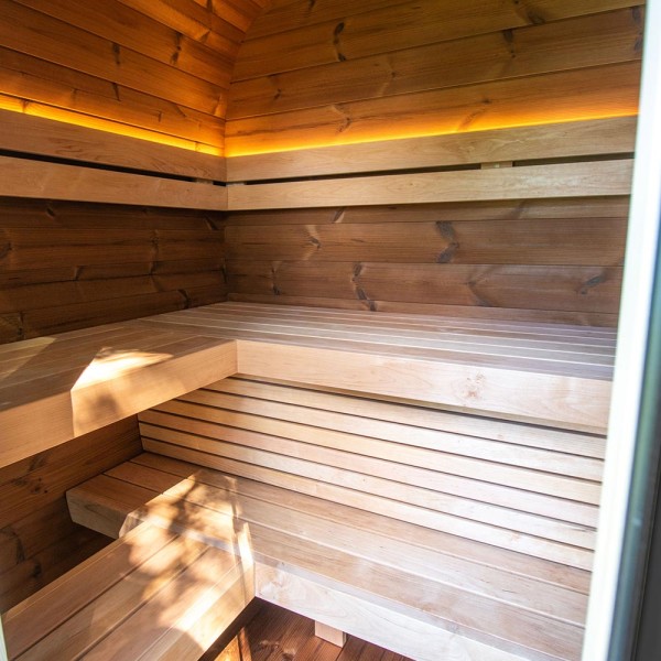 Sauna extérieur Holl's Onyxia Cube Thermowood
