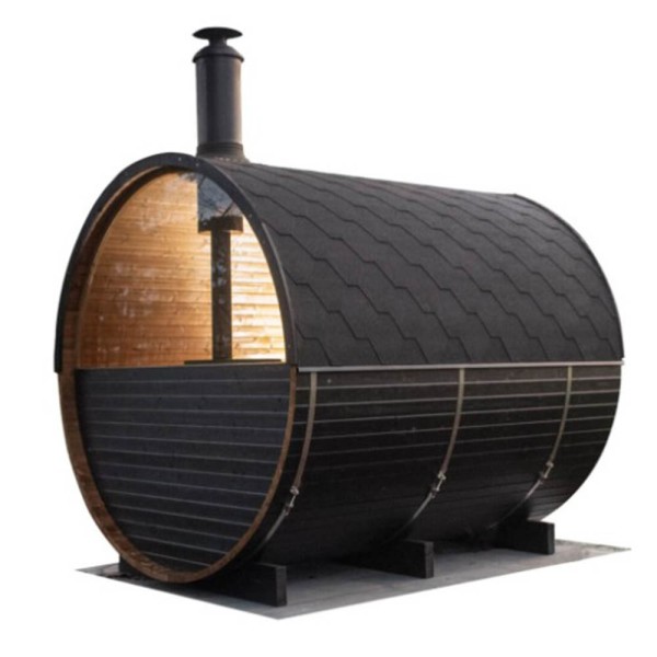 Sauna extérieur Holl's Onyxia Barrel Thermowood