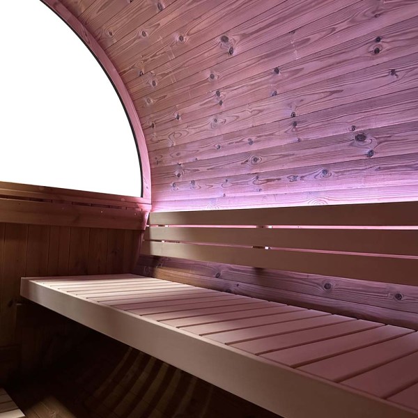 Sauna extérieur Holl's Onyxia Barrel Thermowood