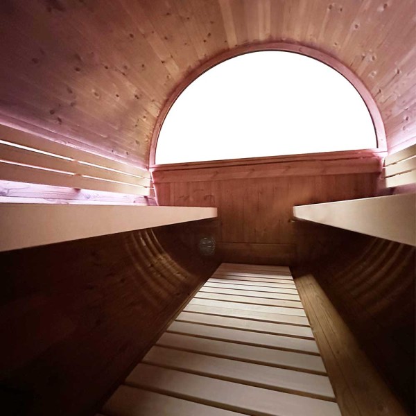 Sauna extérieur Holl's Onyxia Barrel Thermowood