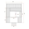Sauna extérieur Gaïa Luna (6 places)