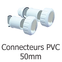 connecteur PVC pour pompe a chaleur poolex