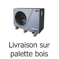 livraison pompe a chaleur sur palette pour plus de sécurité poolex